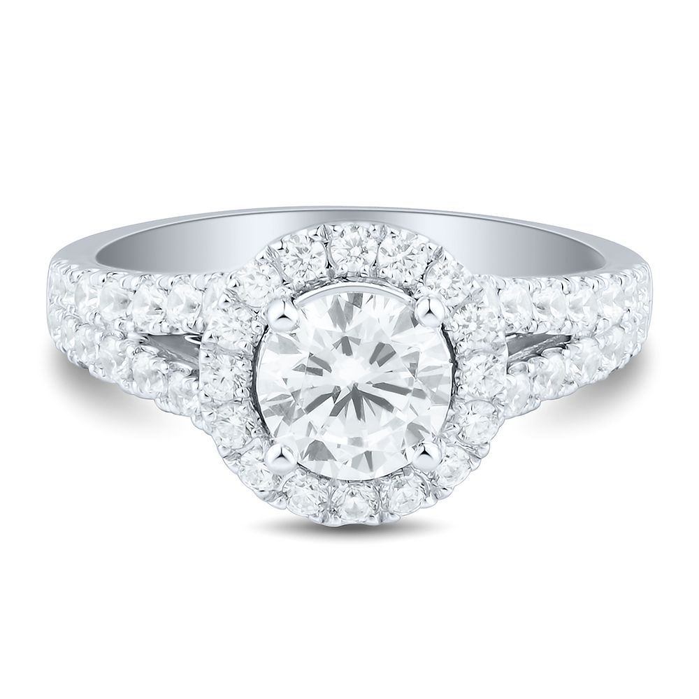 Helzberg Lab Grown Diamonds Ct Tw Lab Grown Diamond Halo