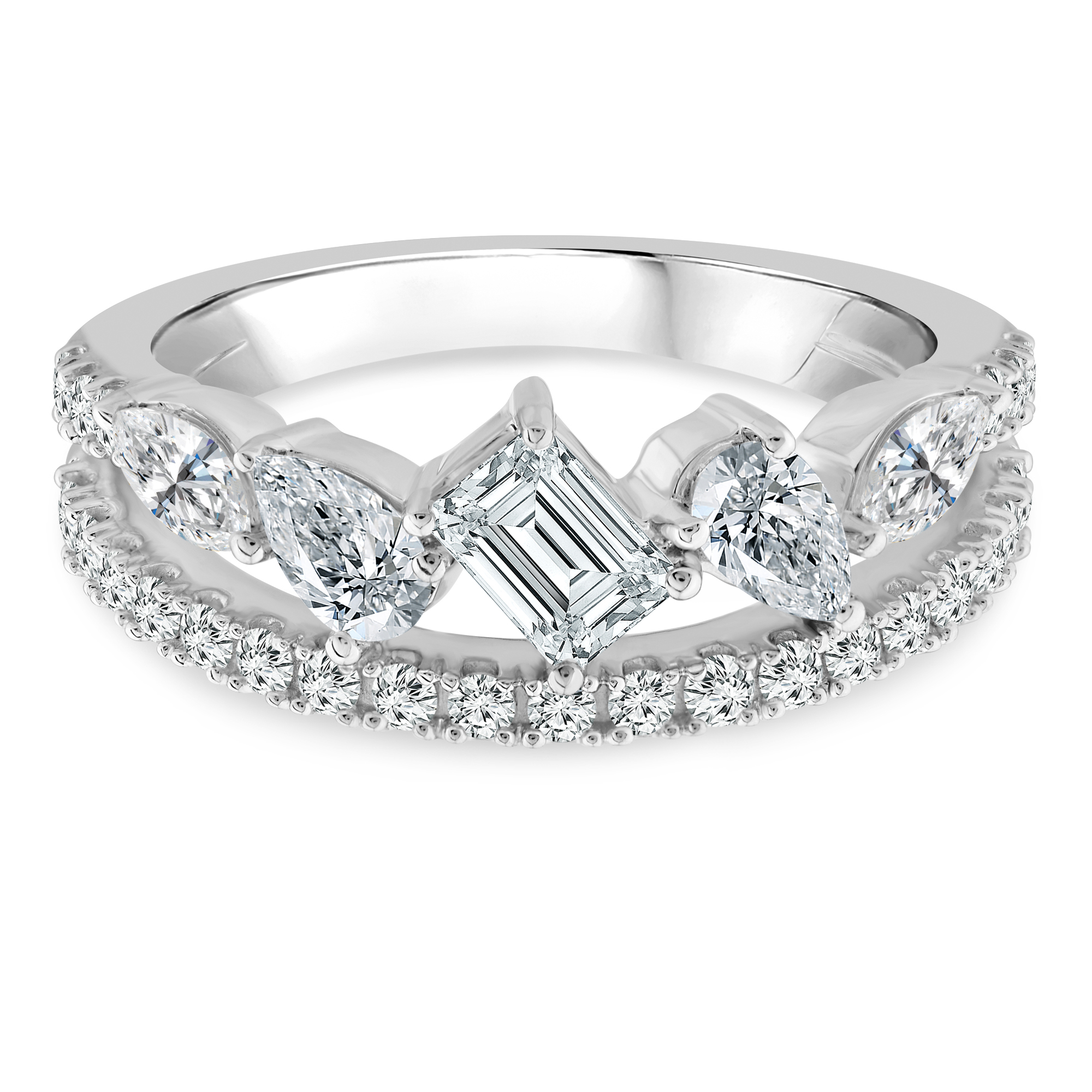 Helzberg Lab Grown Diamonds Lab Grown Diamond Ring In K White Gold