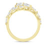 Lab Grown Diamond Round &amp; Marquise-Cut Bypass Ring in 14K Yellow Gold &#40;1 ct. tw.&#41;