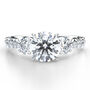 Lab Grown Diamond Three-Stone Engagement Ring in 14K White Gold &#40;2 3/8 ct. tw.&#41;