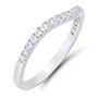 Lab Grown Diamond Cushion Halo Engagement Ring Set in 10K White Gold &#40;1 ct. tw.&#41;