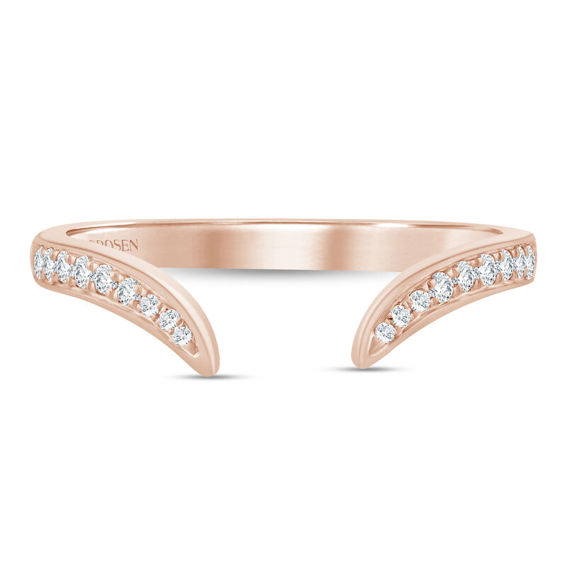 Diamond Open Band in 14K Rose Gold &#40;1/7 ct. tw.&#41;