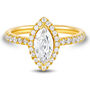 Lab Grown Diamond Marquise-Cut Engagement Ring in 14K Yellow Gold &#40;1 3/4 ct. tw.&#41;