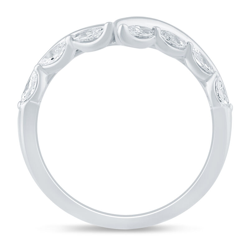 Diamond Contour Band in 14K White Gold &#40;1/3 ct. tw.&#41;