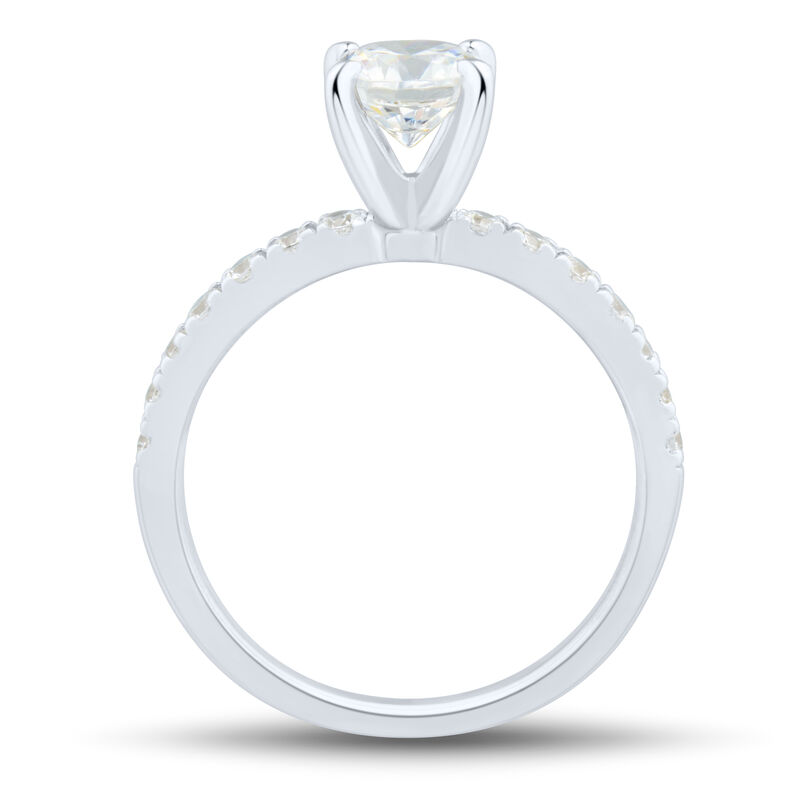 1/2 ct. tw. Brilliant-Cut Diamond Semi-Mount Engagement Ring in 14k White Gold &#40;Setting Only&#41;