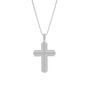 1 ct. tw. Diamond Cross Pendant in Sterling Silver