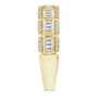 Baguette and Round Diamond Multi-Row Ring in 14K Yellow Gold &#40;1/2 ct. tw.&#41;