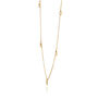 Diamond Bezel Dangle Necklace in 10K Yellow Gold &#40;1/4 ct. tw.&#41;