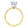 Palmer Lab Grown Diamond Marquise Engagement Ring in 14K Yellow and White Gold &#40;2 7/8 ct. tw.&#41;