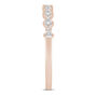 Lab grown Diamond Prong Stack Band in 10K Rose Gold &#40;1/4 ct. tw.&#41;