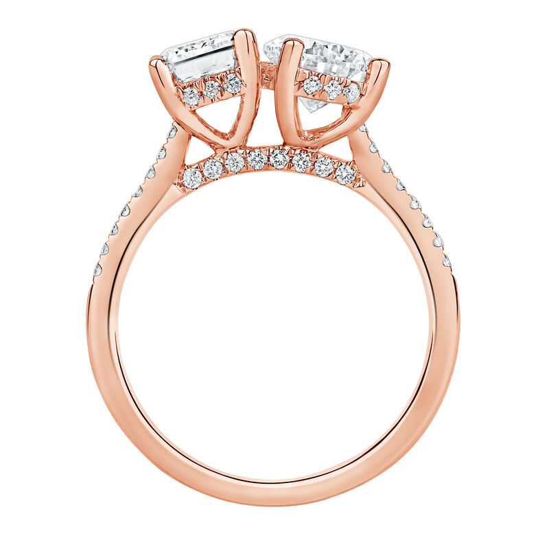 Gianna Lab Grown Diamond Toi et Moi Engagement Ring in 14K Gold &#40;3 1/4 ct. tw.&#41;