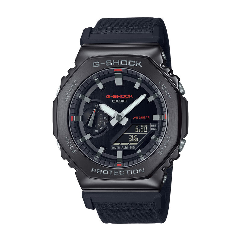 Men&rsquo;s 2100-SERIES Utility Metal Watch in Black Resin