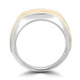 Men&#39;s Five-Stone Diamond Ring in 10K White and Yellow Gold &#40;1/4 ct. tw.&#41;