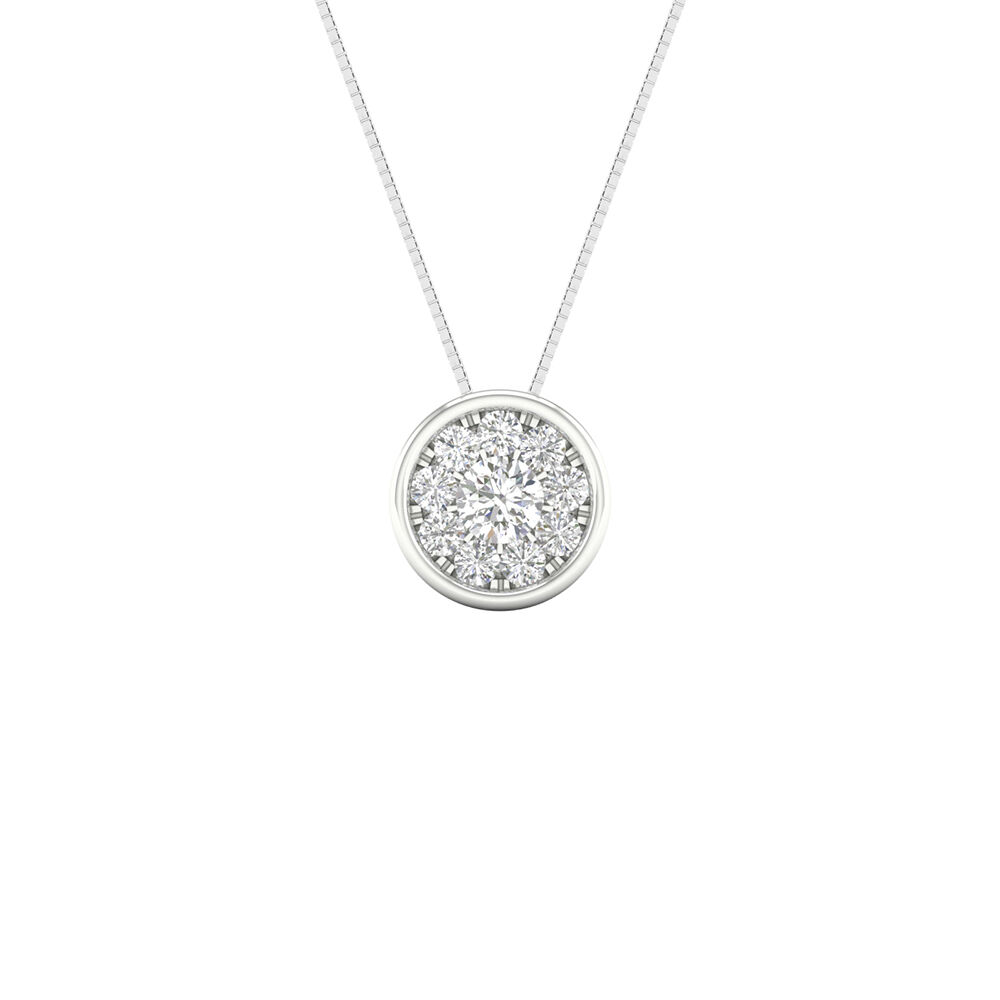Small Diamond Bezel Necklace – Rhea Noa Jewelry