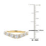 Lab Grown Diamond Contour Band in 14K Yellow Gold &#40;3/4 ct. tw.&#41;