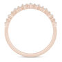 Lab grown Diamond Prong Stack Band in 10K Rose Gold &#40;1/4 ct. tw.&#41;