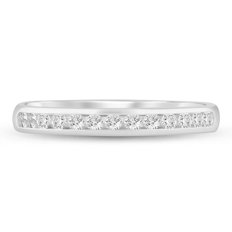 Lab Grown Diamond Channel-Set Band in 14K Gold