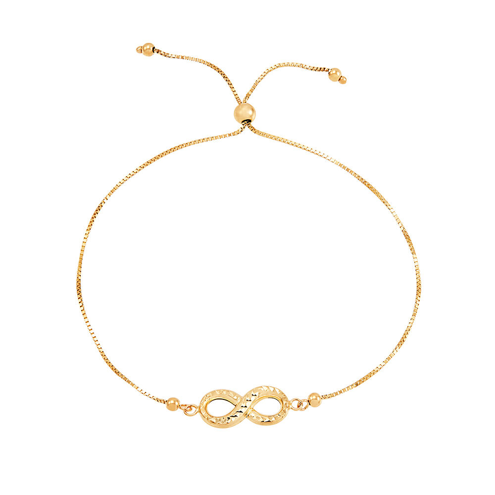 9ct Gold Diamond Infinity Bracelet | Goldmark (AU)