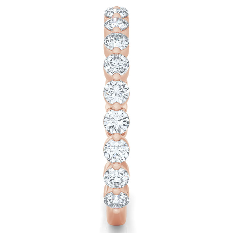 Lab Grown Diamond Wedding Band in 14K Rose Gold &#40;1/2 ct. tw.&#41;