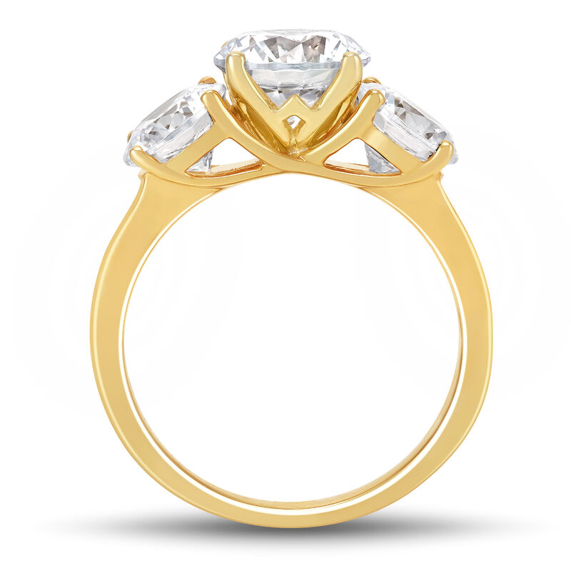 Lab Grown Diamond Engagement Ring in 14K Yellow Gold &#40;4 ct. tw.&#41;