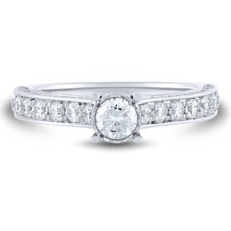 Diamond Engagement Ring in 14K White Gold &#40;1 ct. tw.&#41;   