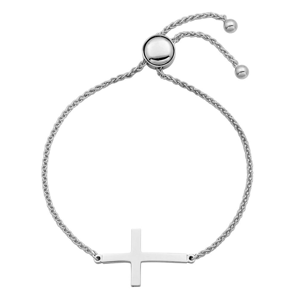 cross bolo bracelet