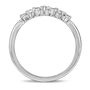 1/2 ct. tw. Diamond Contour Band in 14K White Gold