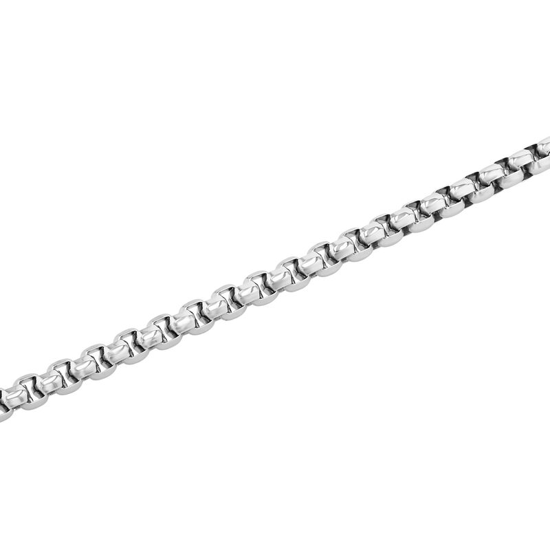 Men&#39;s Diamond Terminal Bracelet in Stainless Steel &#40;1/10 ct. tw.&#41;