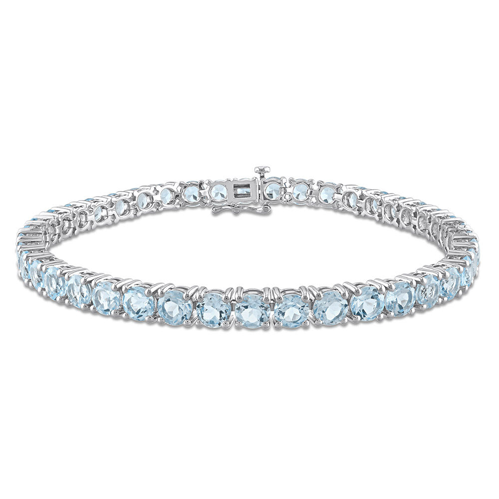 Larimar 925 Sterling Silver Tennis Bracelet Jewelry – SHINE JEWEL