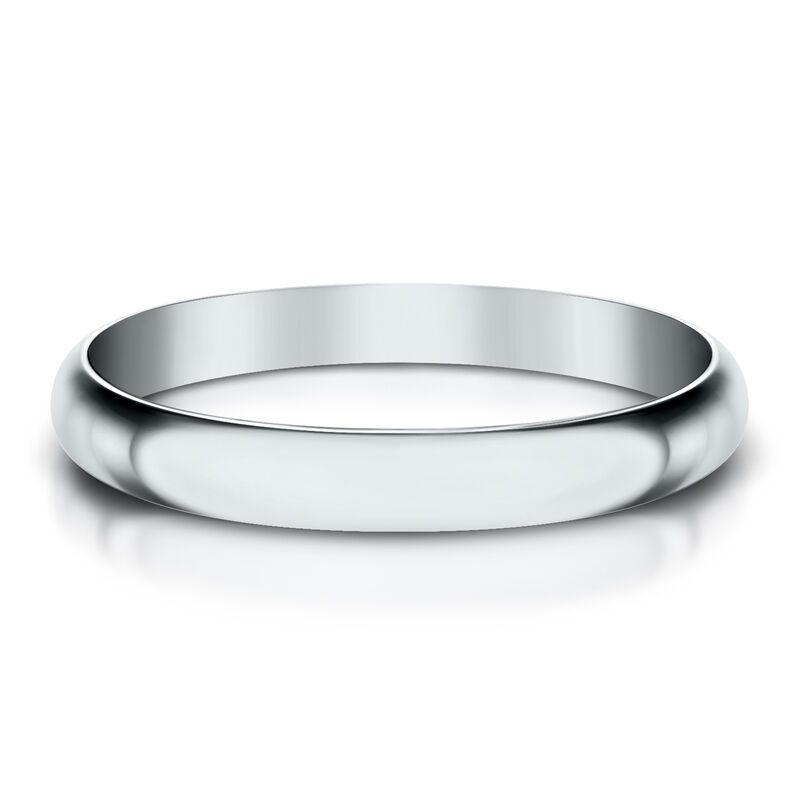 Wedding Band in Platinum, 2MM