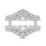 Lab Grown Diamond Double Row Ring Enhancer in 14K White Gold &#40;1 1/2 ct. tw.&#41;