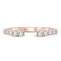 Lab Grown Round Diamond Open Band in 14K Rose Gold &#40;1/2 ct. tw.&#41;