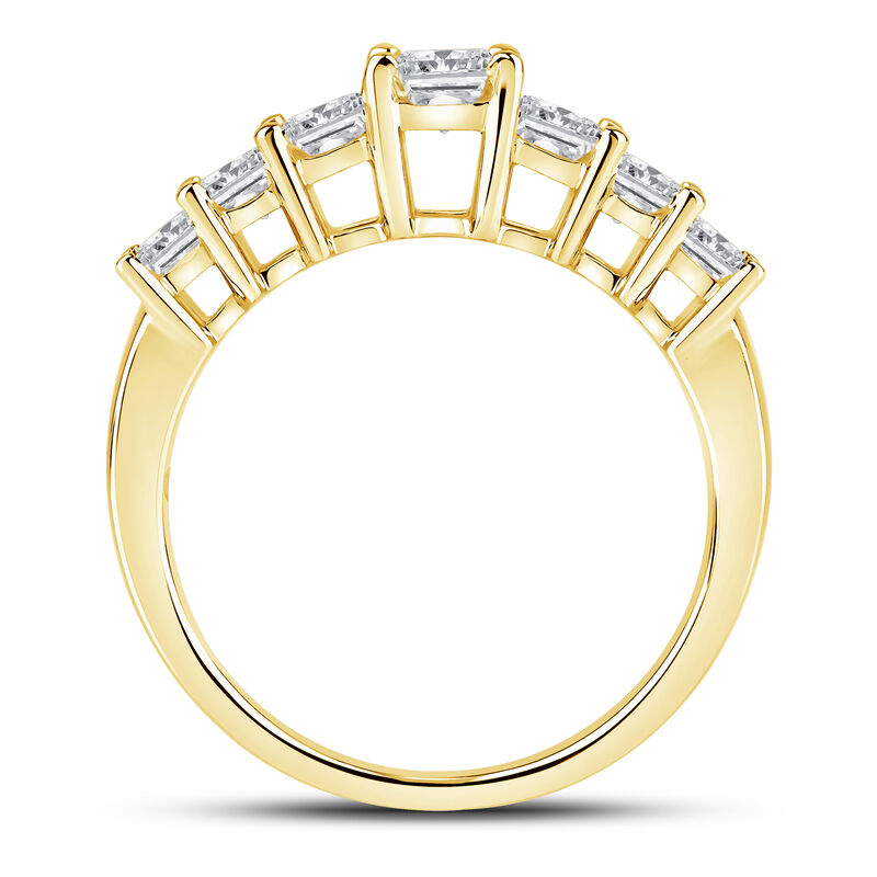 Lab Grown Diamond Graduated Emerald-Cut Anniversary Band in 14K Yellow Gold &#40;2 ct. tw.&#41;