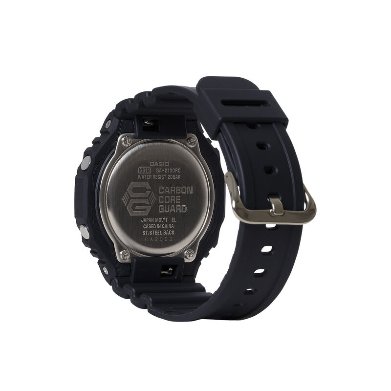 Men&rsquo;s 2100-Series Watch in Black Resin, 46MM