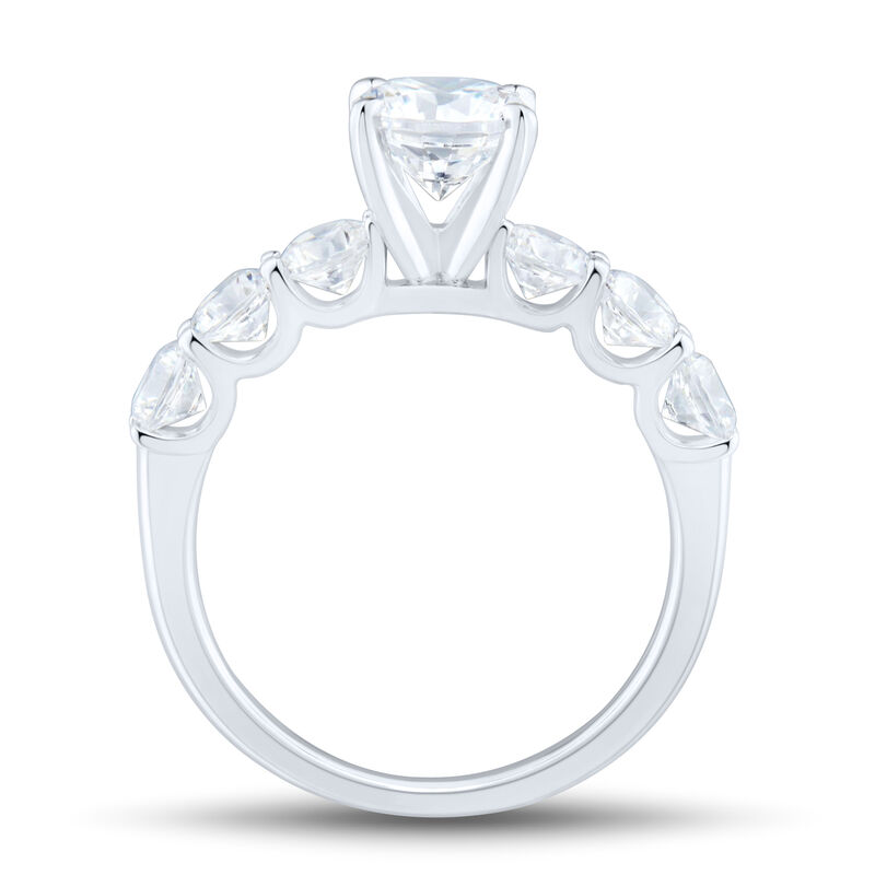 1 1/4 ct. tw. Round Lab Grown Diamond Semi-Mount Engagement Ring in Platinum &#40;Setting Only&#41;