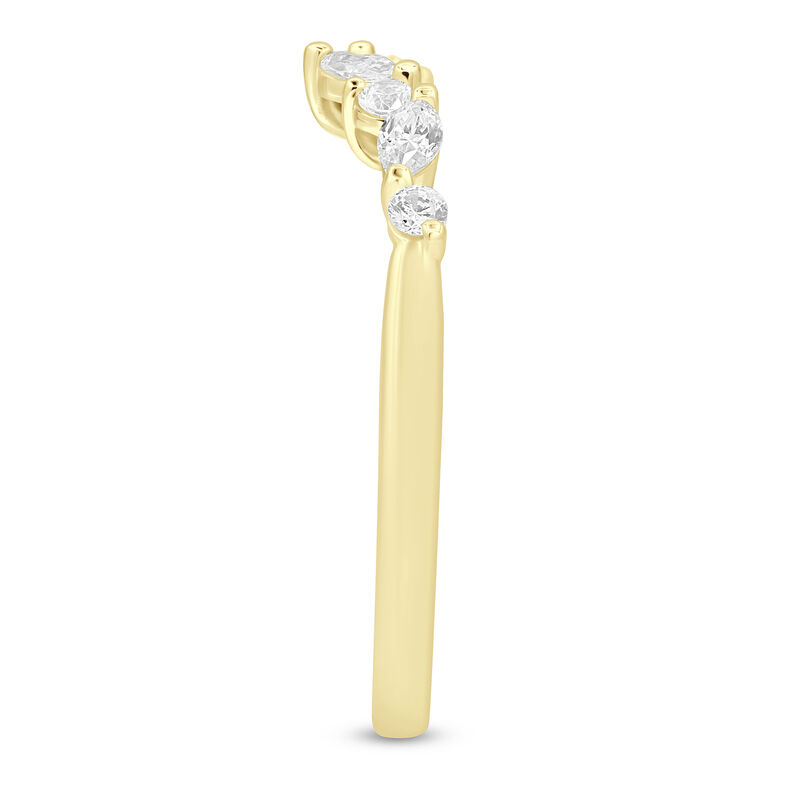 Diamond Chevron Band in 14K Yellow Gold &#40;1/3 ct. tw.&#41;