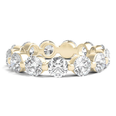 Round Brilliant-Cut Lab Grown Diamond Eternity Band