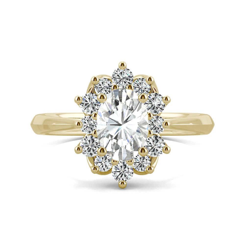 1.75 Salt & Pepper Diamond Engagement Ring in 14k Yellow Gold - Filigree  Jewelers
