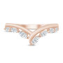 Diamond Contour Band in 14K Rose Gold &#40;1/3 ct. tw.&#41;