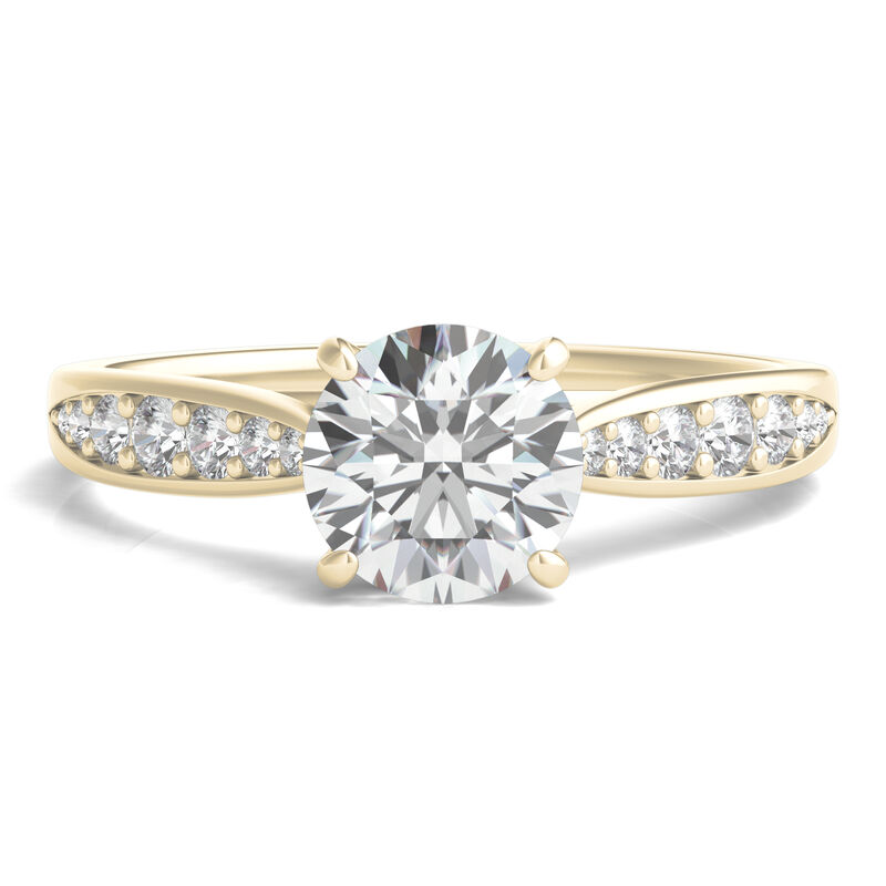 Round Diamond Engagement Ring in 14K Yellow Gold &#40;1 1/4 ct. tw.&#41;