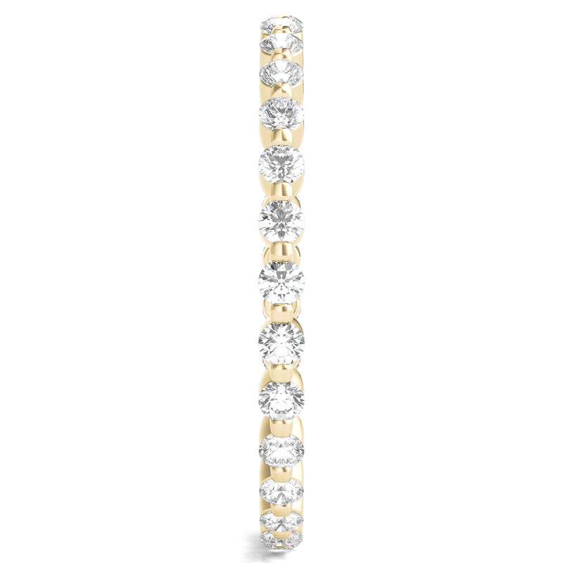 Round Brilliant-Cut Lab Grown Diamond Eternity Band in 14k Yellow Gold &#40;1/2 ct. tw.&#41;