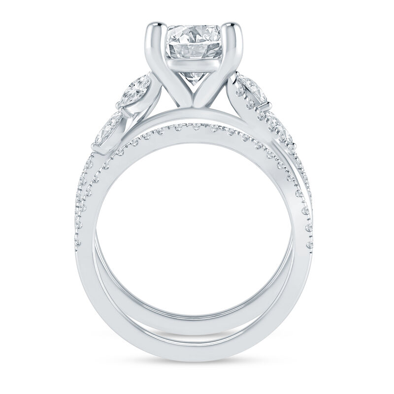 Adalyn Lab Grown Bridal Set in 14K White Gold &#40;3 1/2 ct. tw.&#41;