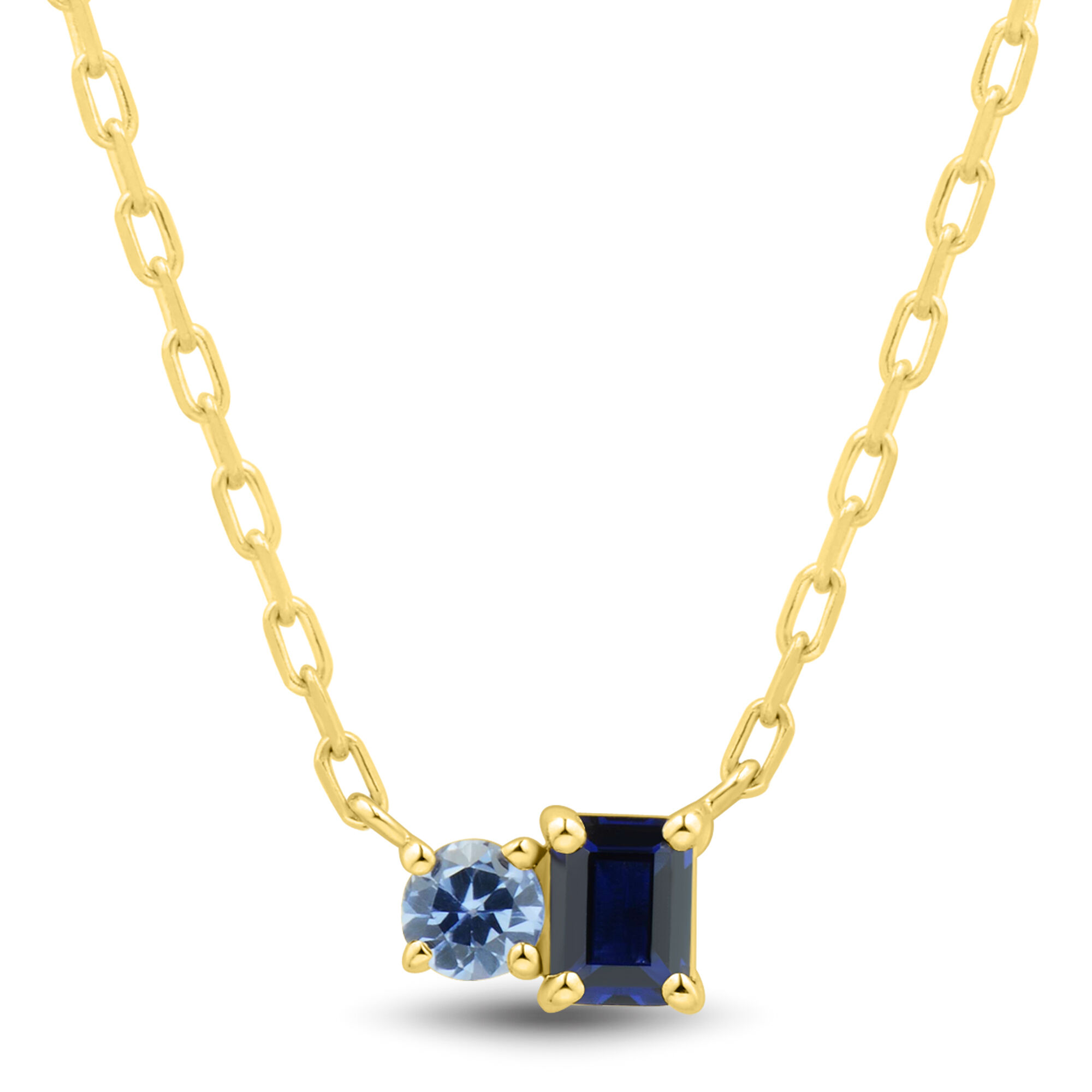 Sapphire Necklace in 14kt Yellow Gold – Day's Jewelers