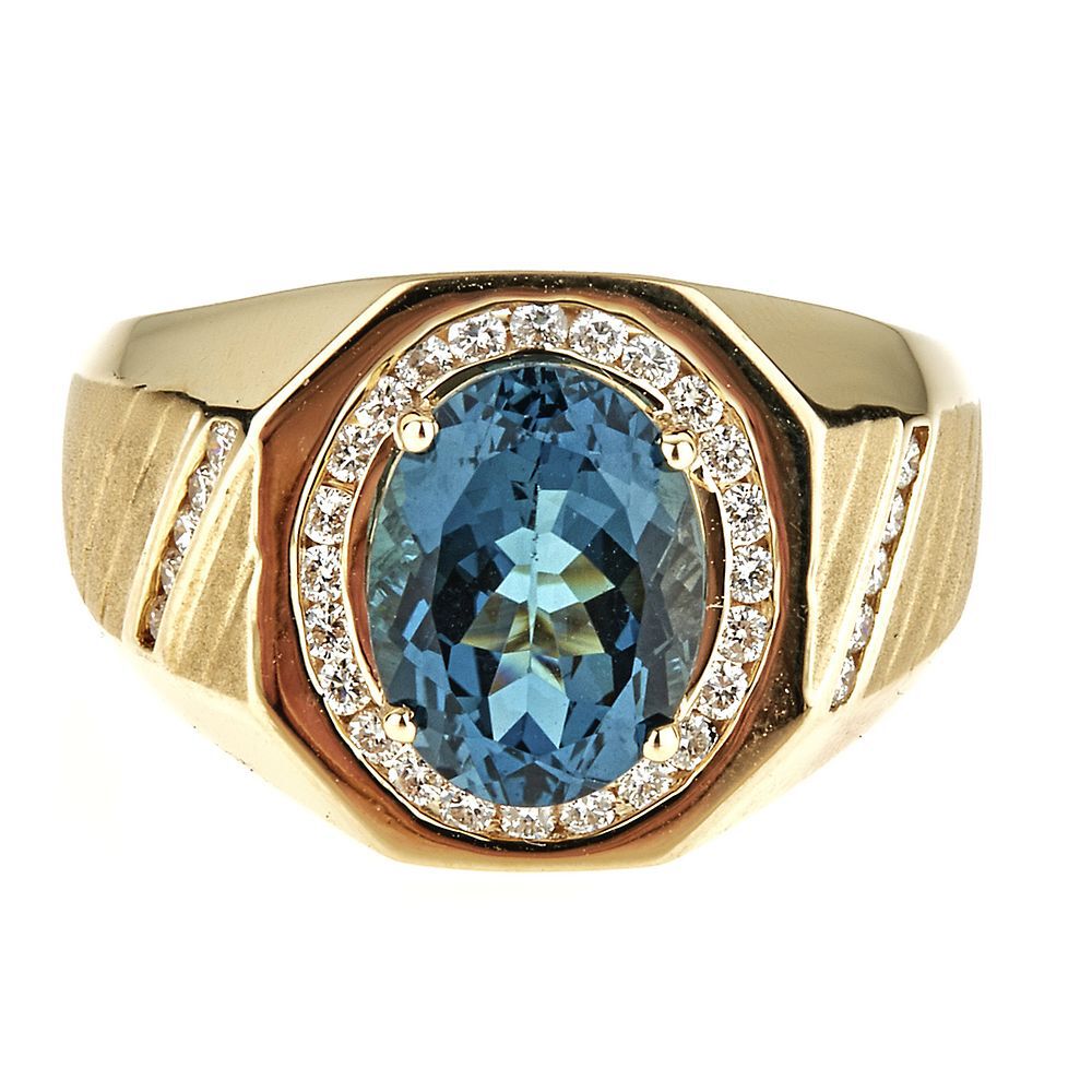 mens blue topaz