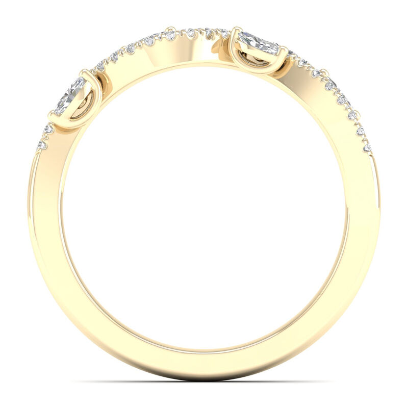 Diamond Vine Anniversary Band in 14K Yellow Gold &#40;1/4 ct. tw.&#41;