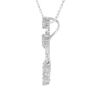 Diamond Cross Pendant in 10K White Gold &#40;1/7 ct. tw.&#41;