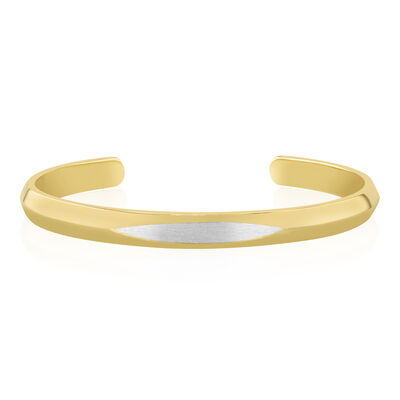 Men's Knife-Edge Cuff Bracelet in Vermeil