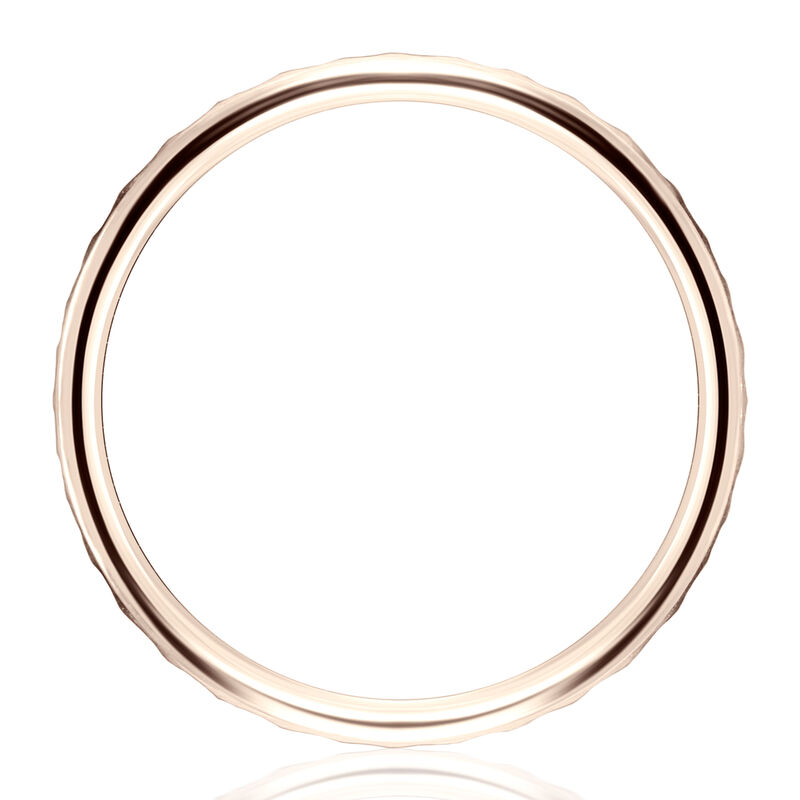 Hammered Band in 14K Gold, 2MM