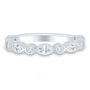 Lab Grown Diamond Bezel-Set Anniversary Band in 10K White Gold &#40;1/2 ct. tw.&#41;