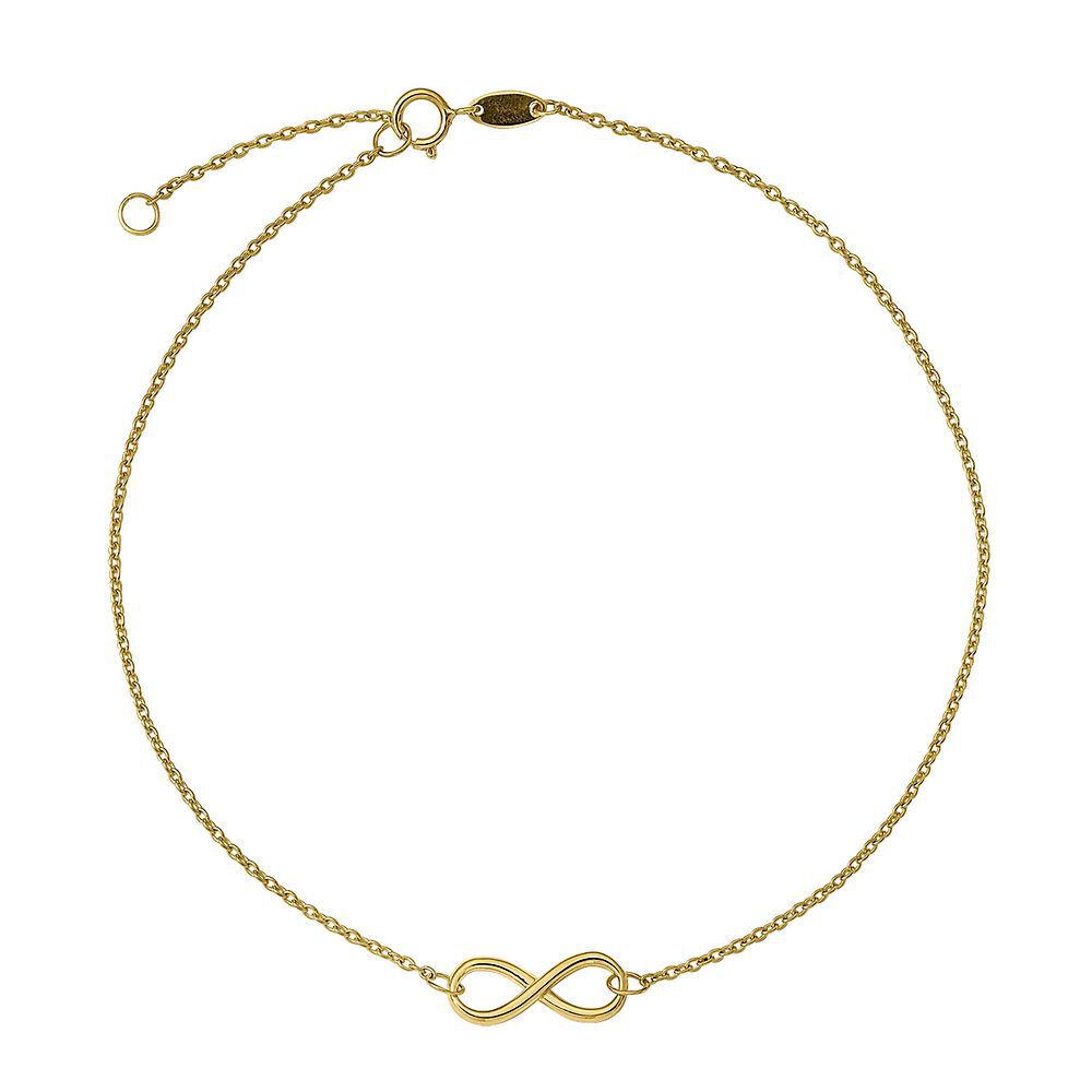 Buy Ashlyn Gold Infinity Bangle Pearl Bracelet, Beautiful Yellow Gold  Plated Chain with Infinity Charm Design & Cultured Pearls, Unique Fashion  Statement Jewelry Bracelets Women Online at desertcartINDIA